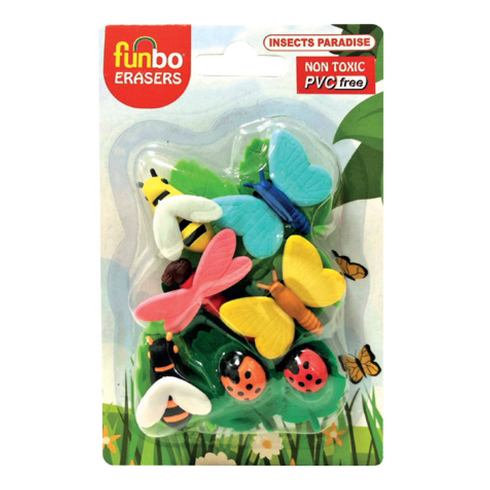 3d Eraser In Blister Pack-Insect