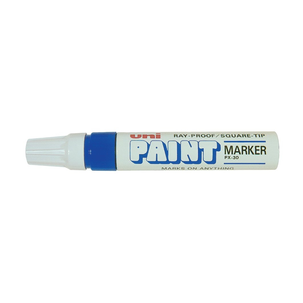 Paint Marker Chisel Tip Blue