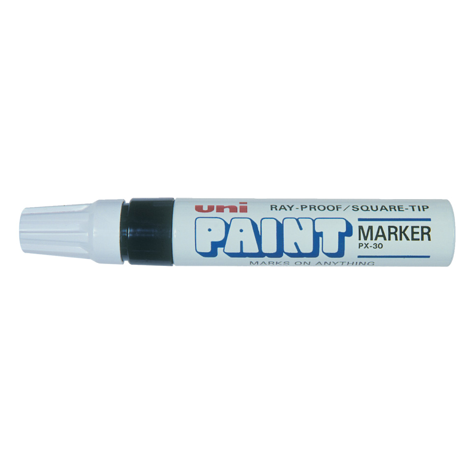 Paint Marker Chisel Tip Black