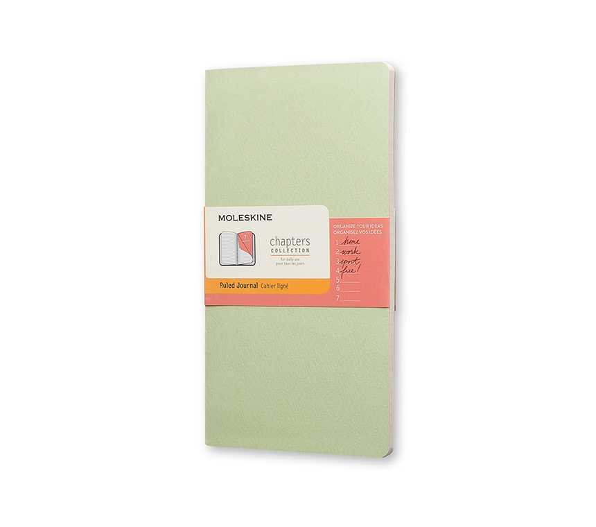 Chapters Slim Ruled Mist Green M(401864)