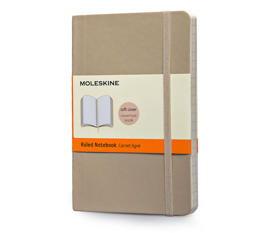Ruled Notebook Soft Khaki-Pkt (323500)
