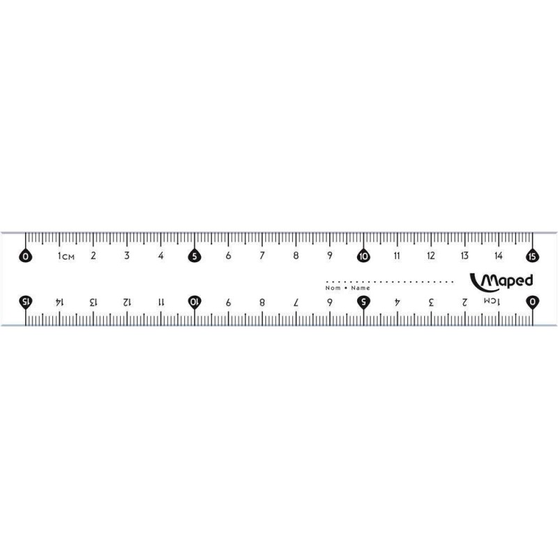Ruler 15cm Essentials Flat Bx=20