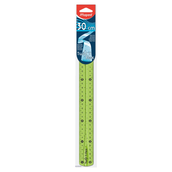 Ruler Pulse 30cm/12in  Bx= 25pcs