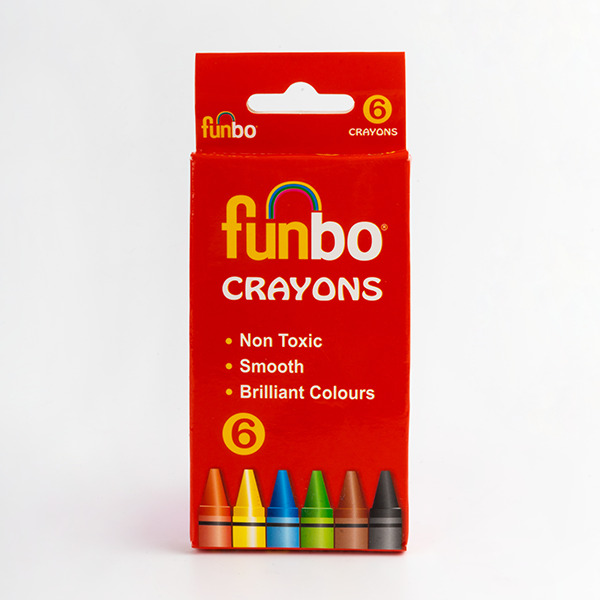 Crayons Pack Of 6 Colors