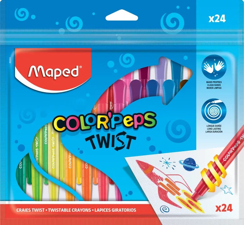 Color Peps Twistable Crayons 24col