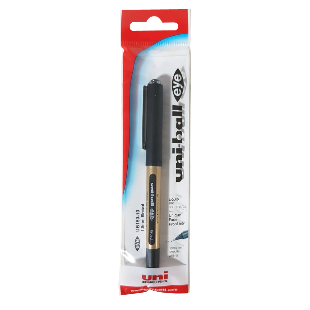 Uni-Ball Eye Broad 1.0mm Roller Pen Bk