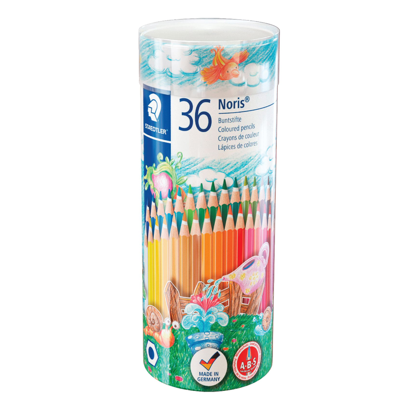 Col Pencil Cylinder Set=36col.