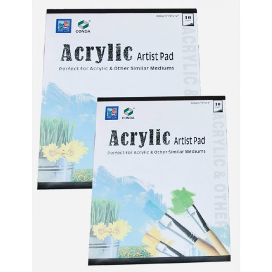 Pad Oil & Acry 300g 9x12" 10sh