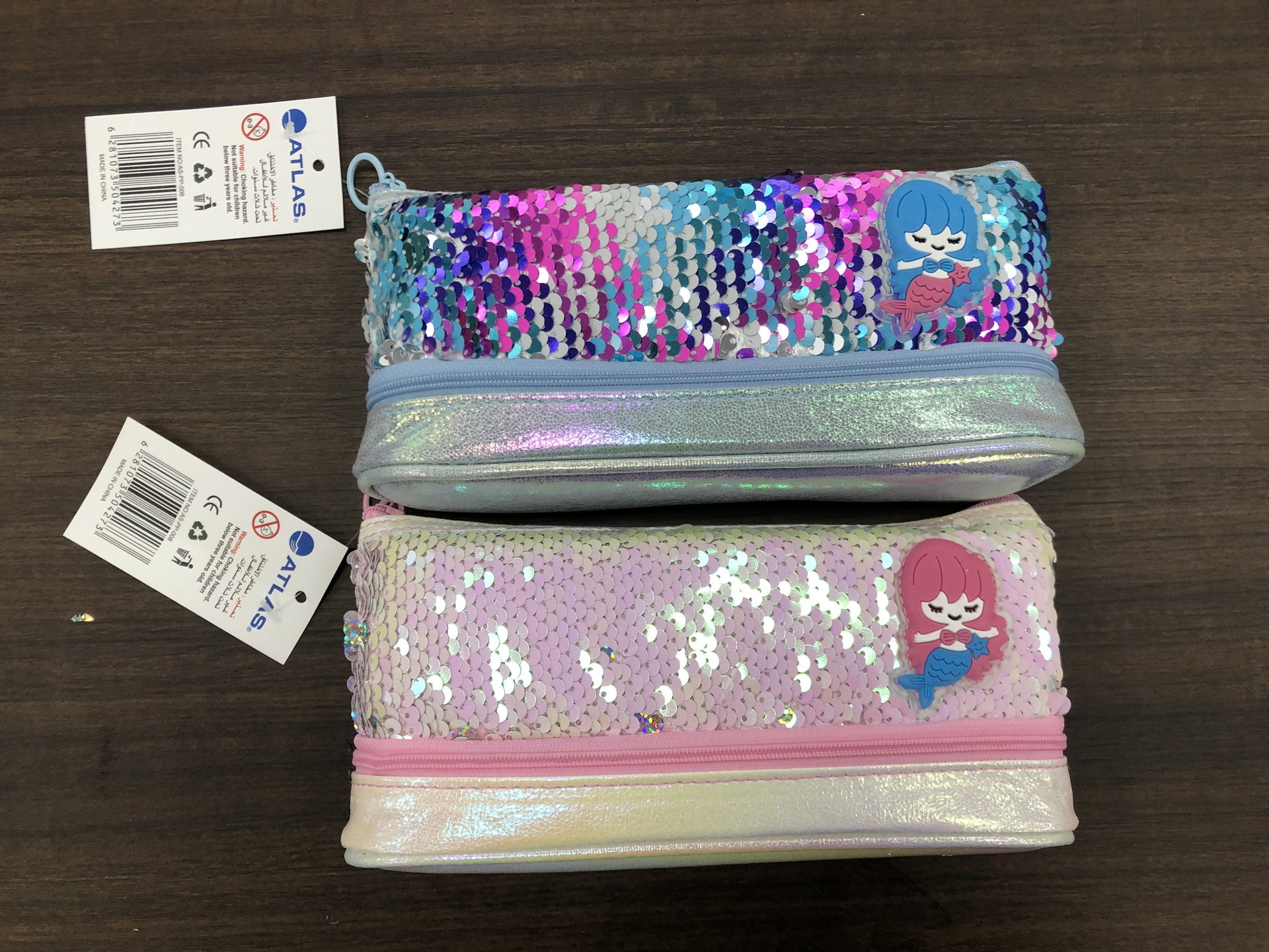 Pencil Case Mermaid Blue/Pink