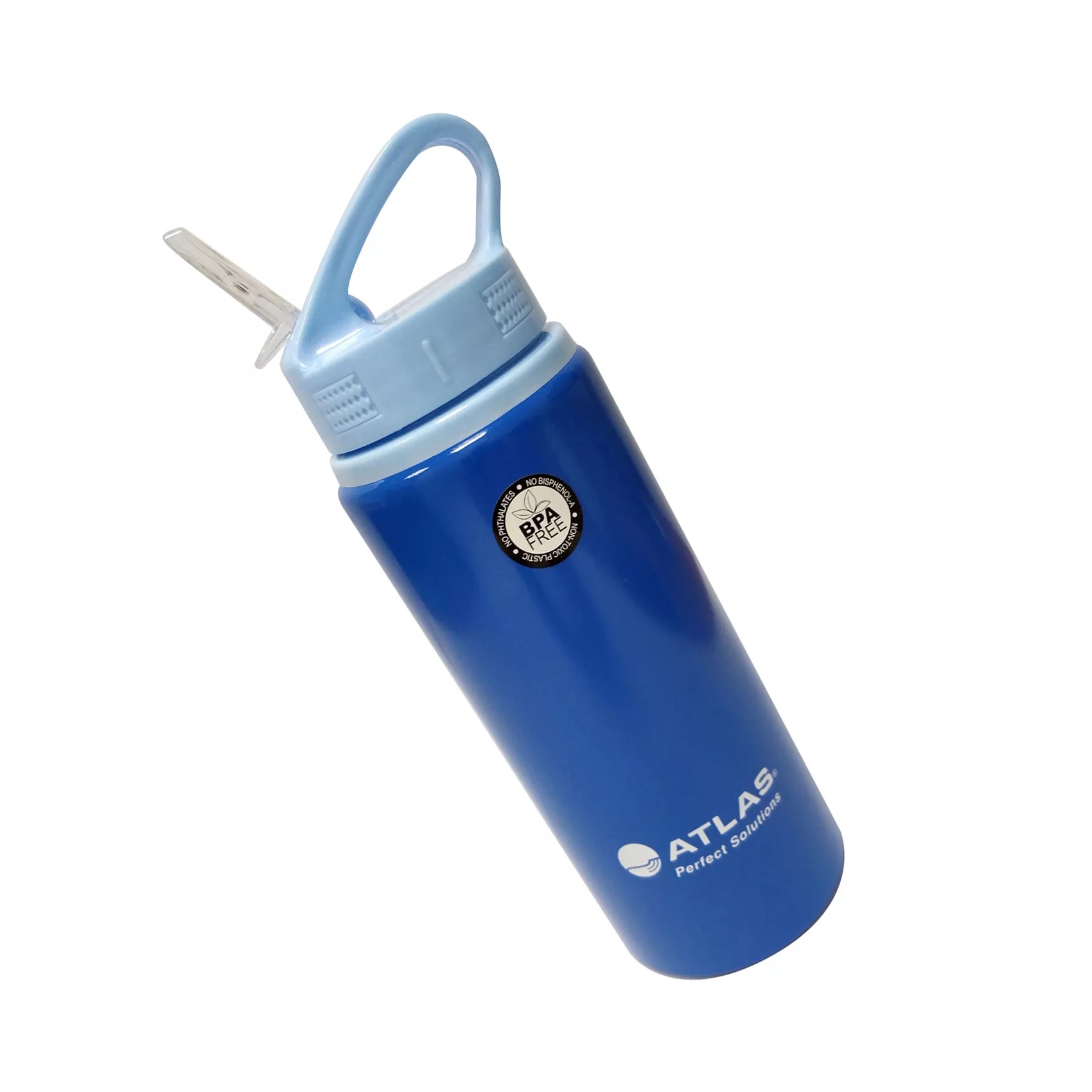 Water Bottle Sipper Aluminium Blue 0.6 L