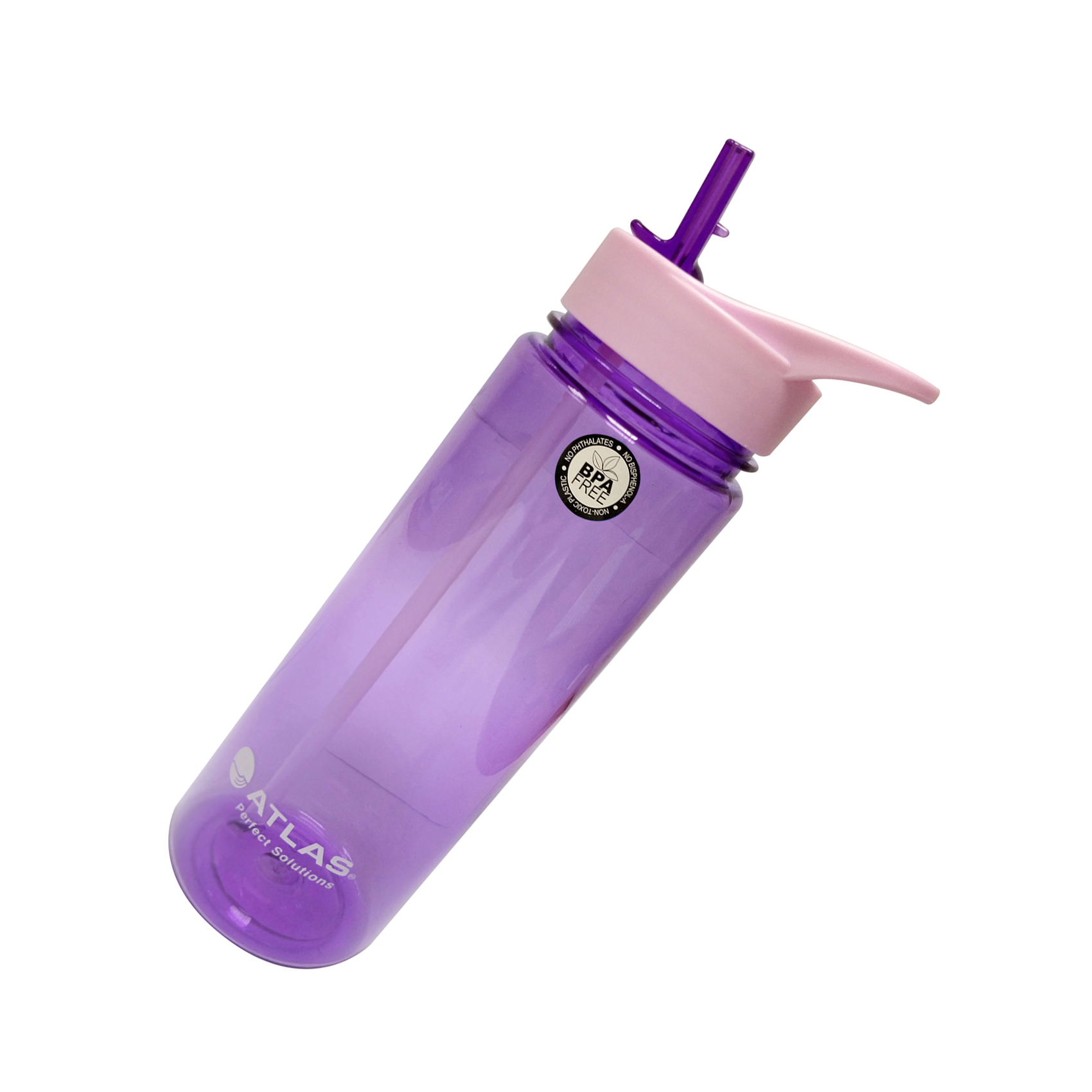Water Bottle Sipper Purple 0.65 L